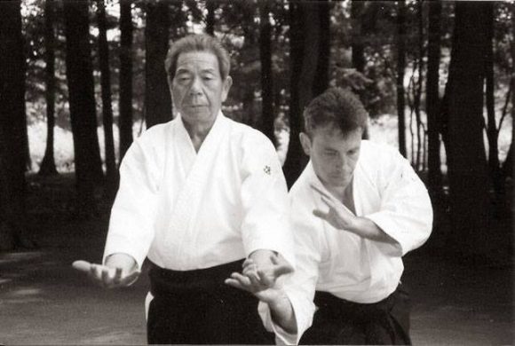 Saito sensei et Daniel Toutain Sensei (photo : eric savalli)